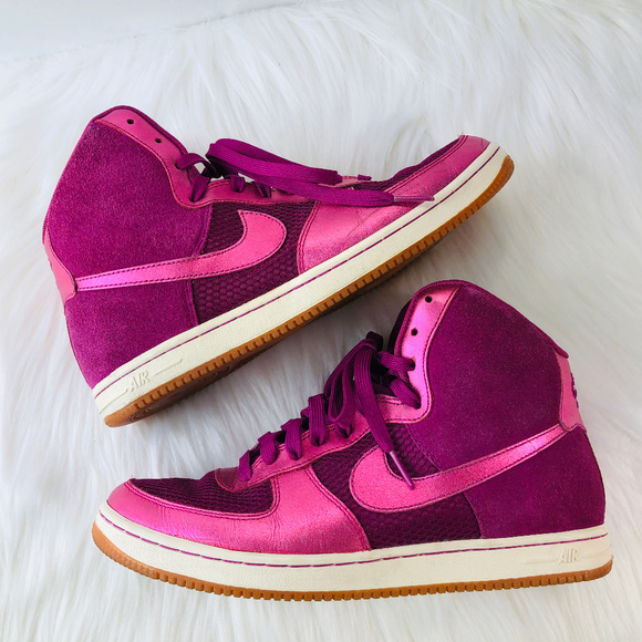 light pink nike high tops